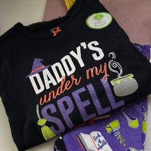Carter's Black and Purple Glow-in-the-Dark Pajama Set